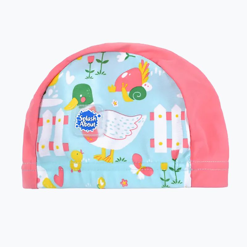Детска шапка за плуване Splash About Arka pink SHLD18 4