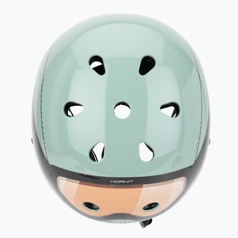 Детска велосипедна каска Hornit Military mint 6