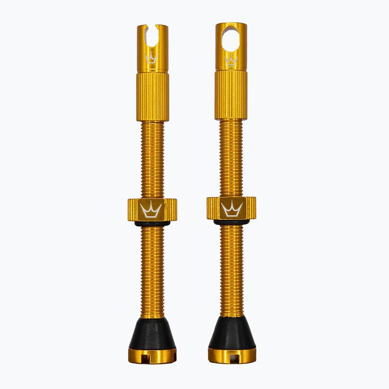 Peaty's X Chris King MK2 Presta Комплект безкамерни вентили 60 мм златни