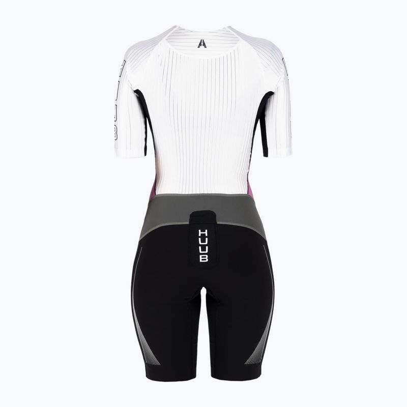 Дамски костюм за триатлон HUUB Anemoi Aero Tri Suit black and white ANELCSW 2