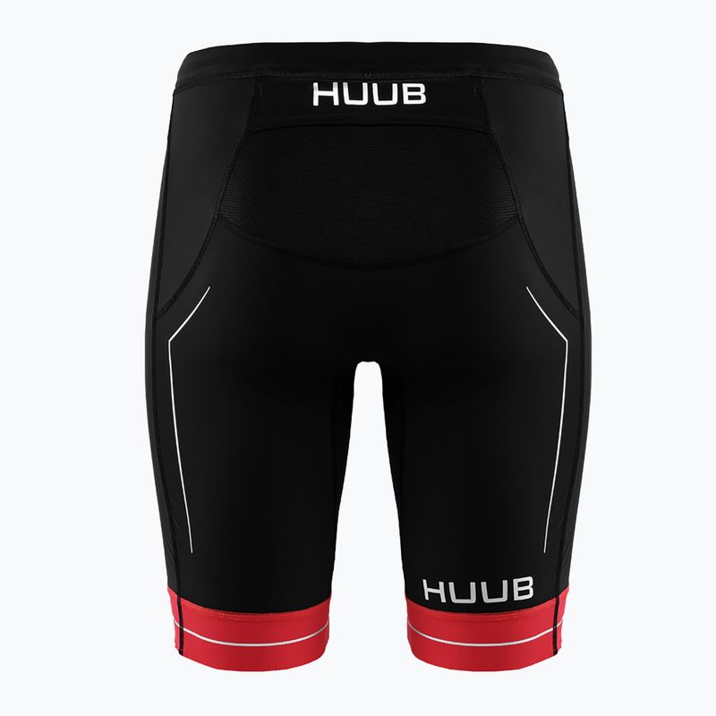 HUUB Мъжки шорти за триатлон Race Tri Short black/red 3