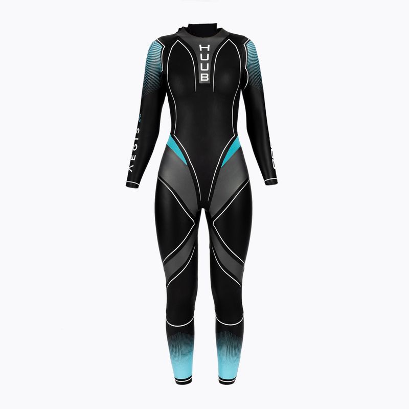 Дамска пяна за триатлон HUUB Aegis X 3:3 black/teal