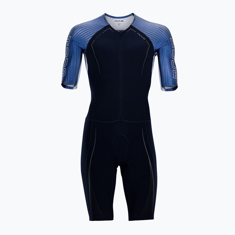 HUUB мъжки костюм за триатлон Anemoi Aero + Flatlock черно-син ANEPF 8