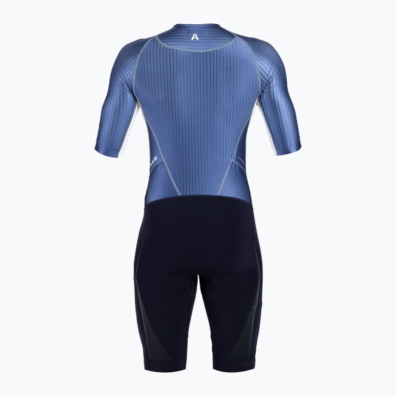HUUB мъжки костюм за триатлон Anemoi Aero + Flatlock черно-син ANEPF 2