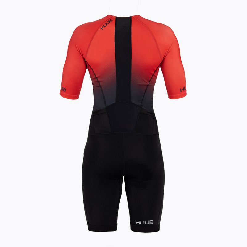 Мъжки костюм за триатлон HUUB Commit Long Course black/red COMLCS 2