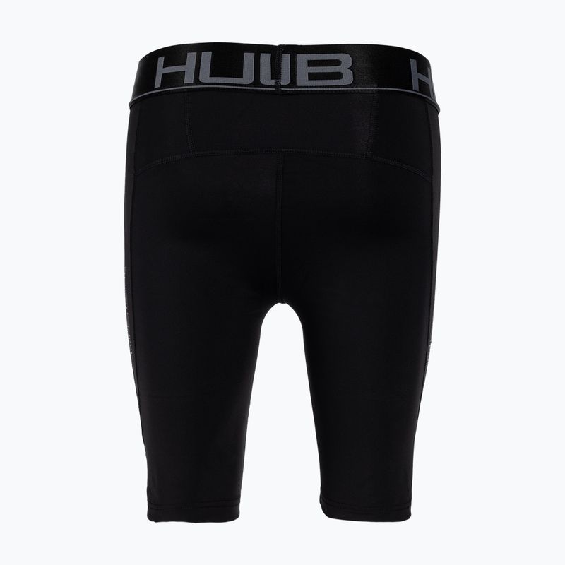 HUUB Мъжки шорти за компресия черни COMSHORT 2