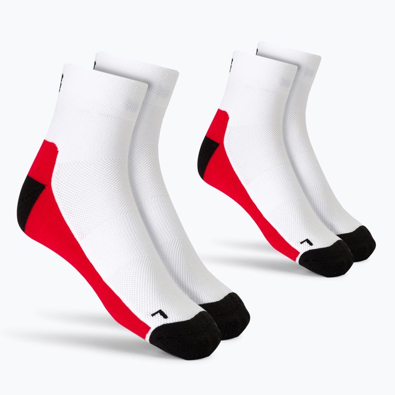 HUUB Чорапи за бягане 2 пакета бели RUNSOCK