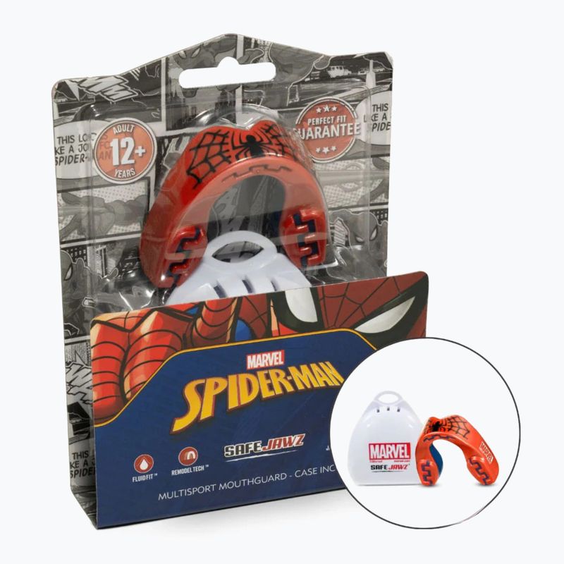 Протектор за челюст SAFEJAWZ Marvel Spider Man red 2