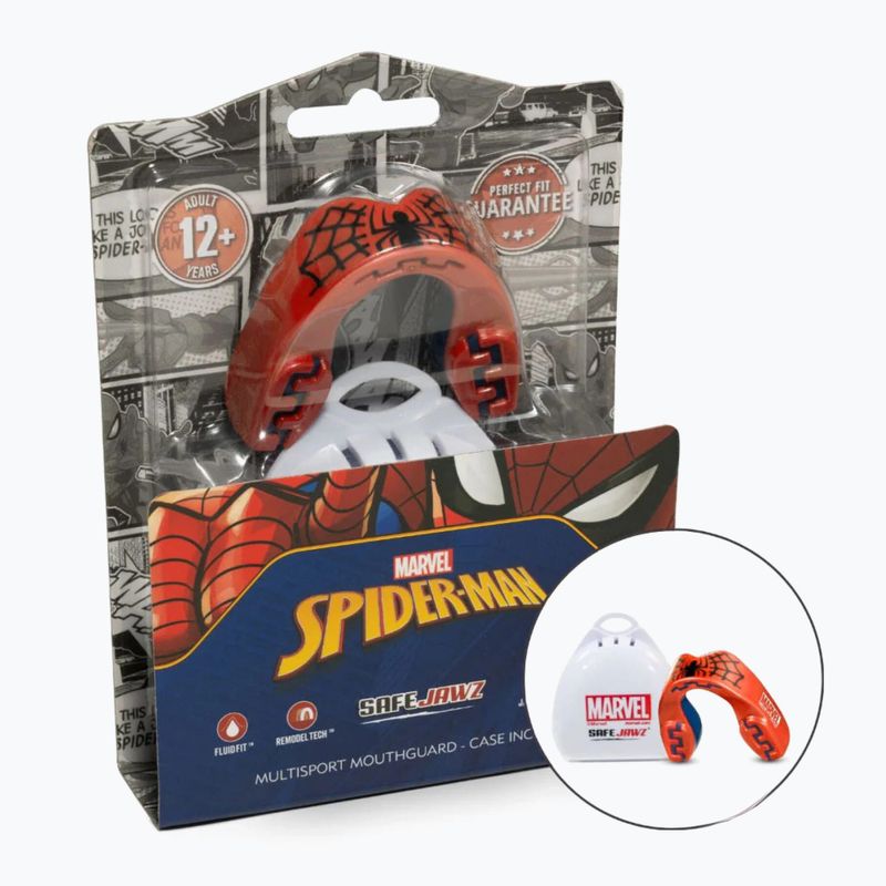 Детски протектор за челюст SAFEJAWZ Marvel Spider Man red 2