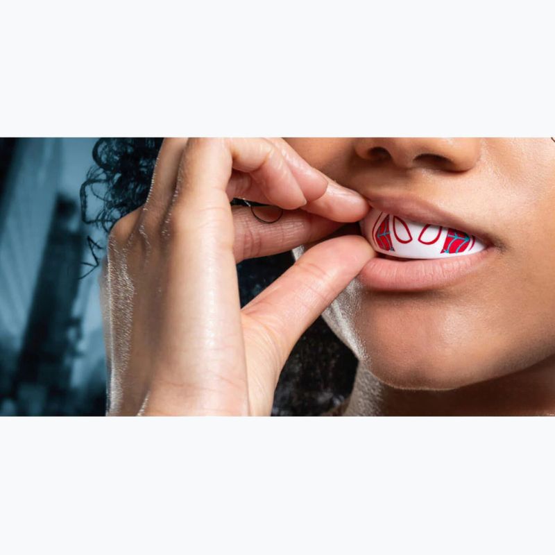 Протектор за челюст SAFEJAWZ Marvel Spider Gwen white 4