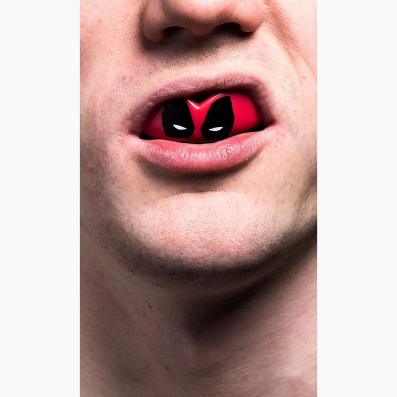 Протектор за челюст SAFEJAWZ Deadpool red/black  2