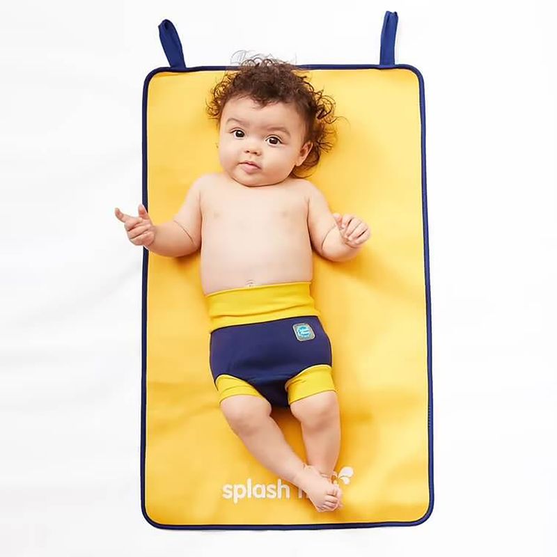 Бебешки памперс за плуване Splash About Happy Nappy navy / yellow 4