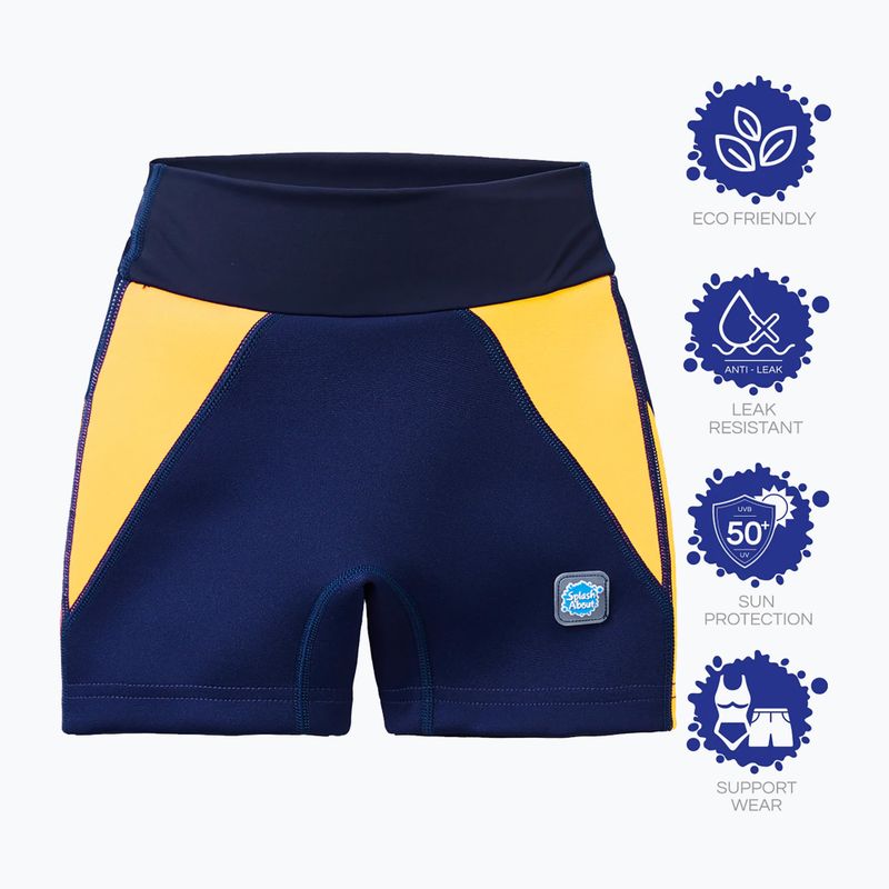 Пелена за плуване Splash About Splash Jammers SJACNYL navy/yellow 4