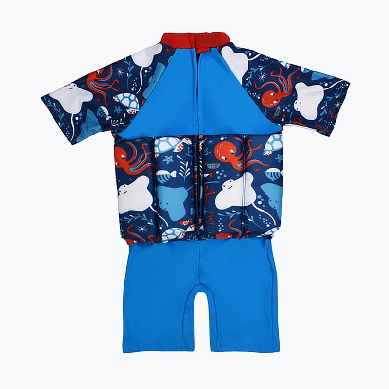 Детски гащеризон за плуване Splash About Sleeved Floatsuit sea life 2