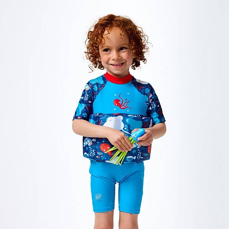 Детски гащеризон за плуване Splash About Sleeved Floatsuit sea life 6