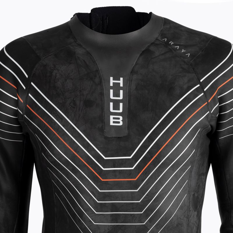 HUUB Мъжка пяна за триатлон Araya 2:4 Black/Orange ARAYA 3