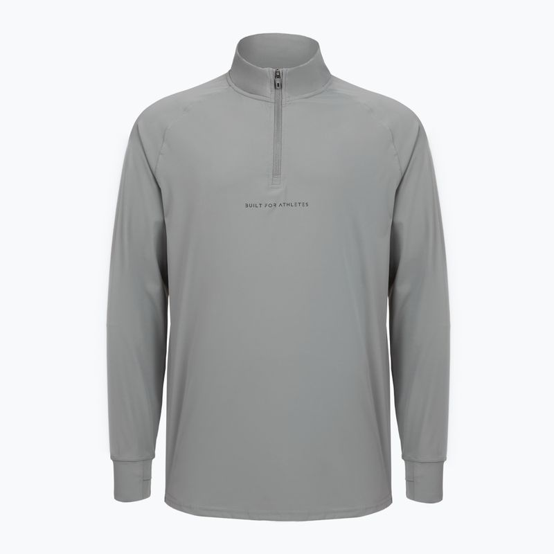 Суитшърт за тренировка Built For Athletes 1/4 Zip Pullover concrete 3