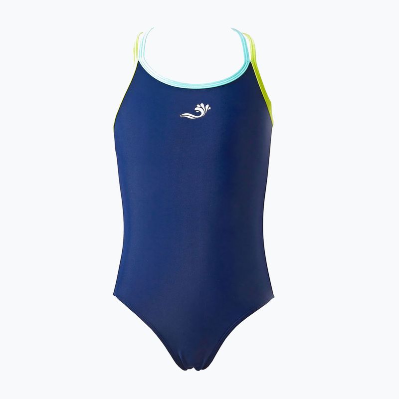 Детски бански костюм от една част Splash About Essential Sports lime