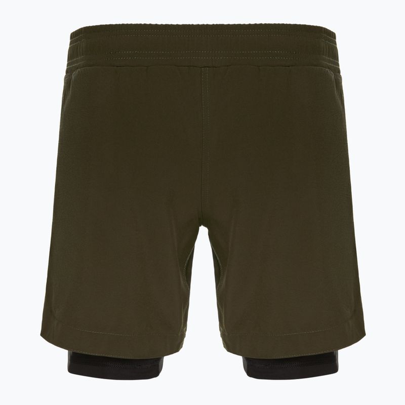 Мъжки шорти за тренировка FUMETSU Origins Dual Layer khaki 2