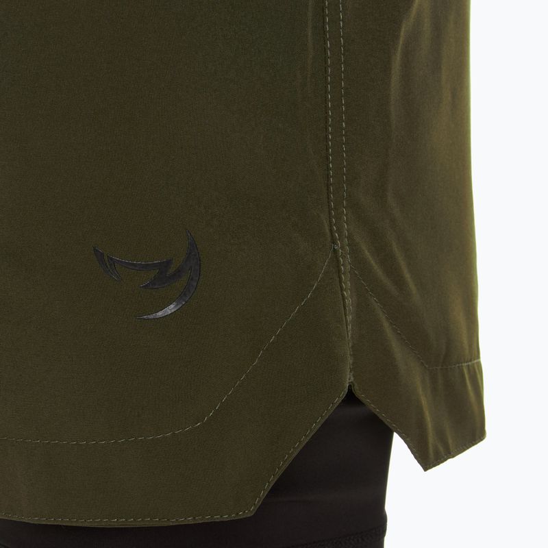 Мъжки шорти за тренировка FUMETSU Origins Dual Layer khaki 3