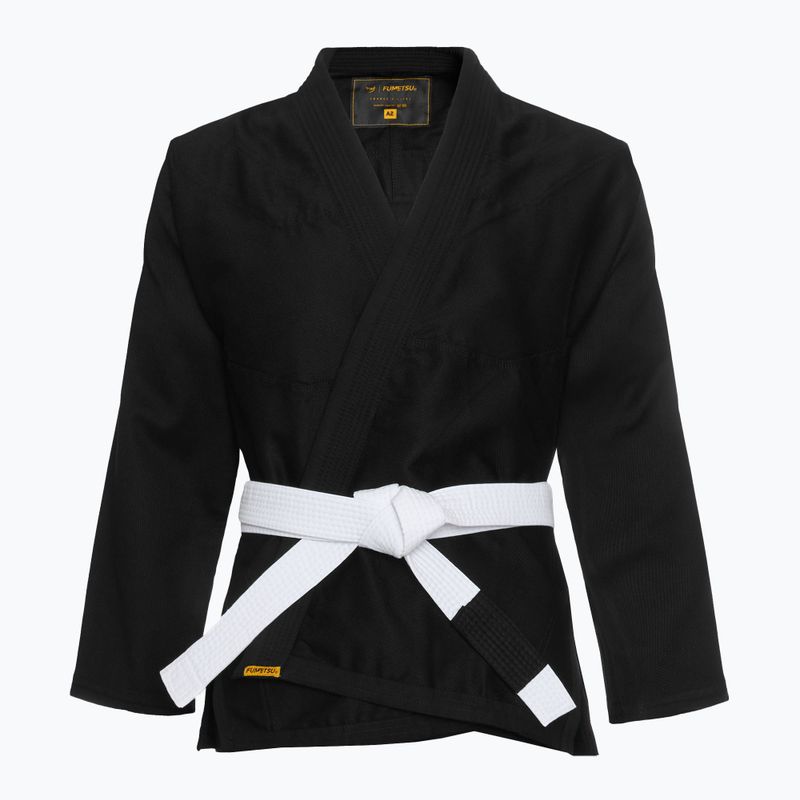 GI за бразилско жиу-жицу FUMETSU Ghost V-Lite BJJ black/ yellow 2