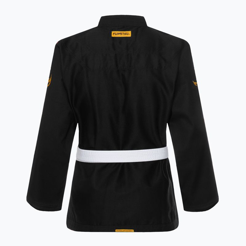 GI за бразилско жиу-жицу FUMETSU Ghost V-Lite BJJ black/ yellow 3
