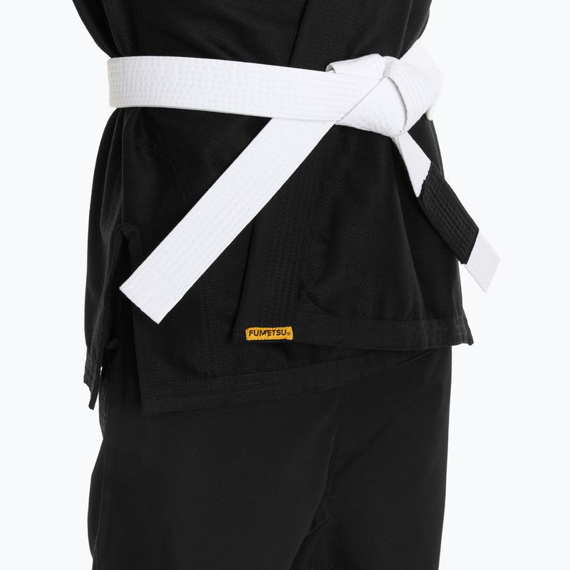 GI за бразилско жиу-жицу FUMETSU Ghost V-Lite BJJ black/ yellow 6