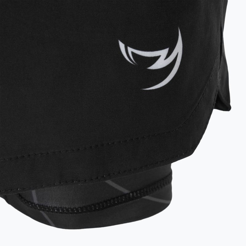Мъжки шорти за тренировка FUMETSU Icon Dual Layer Training black 3