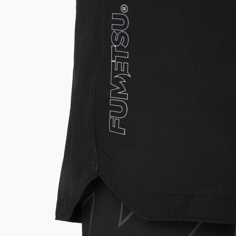 Мъжки шорти за тренировка FUMETSU Icon Dual Layer Training black 5
