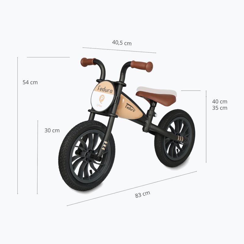 Велосипед без педали Qplay Feduro beige 2