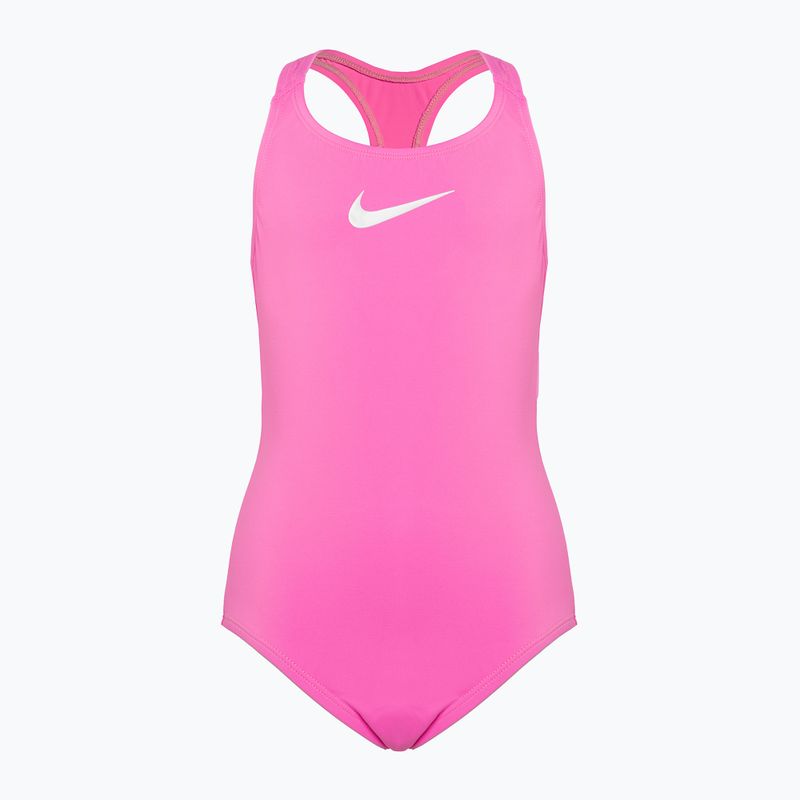 Детски бански от една част Nike Essential Racerback розов NESSB711-670