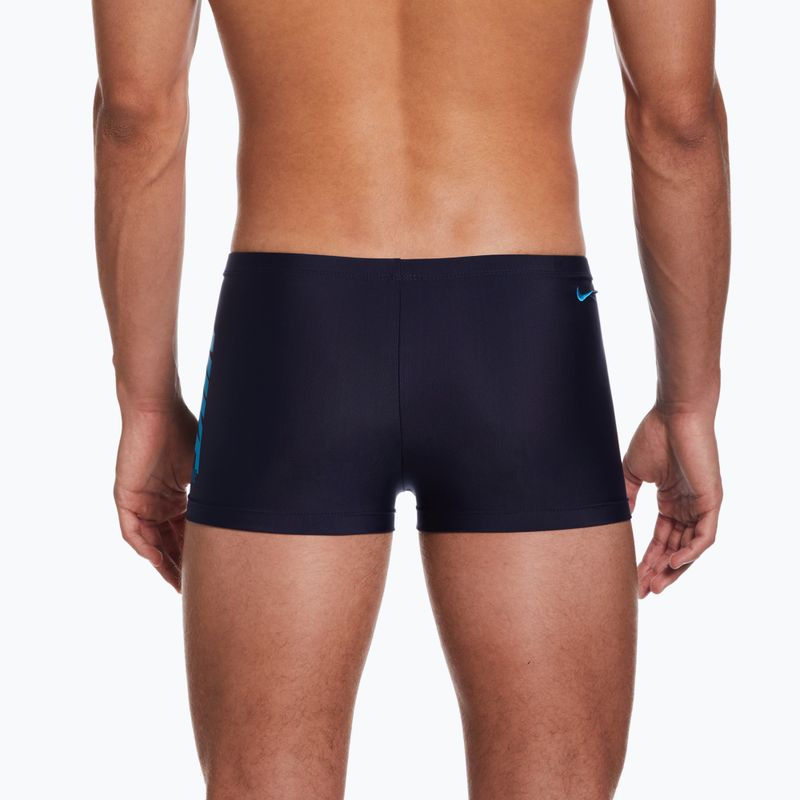 Мъжки боксерки за плуване Nike Shift Square Leg тъмно синьо NESSD638-440 6