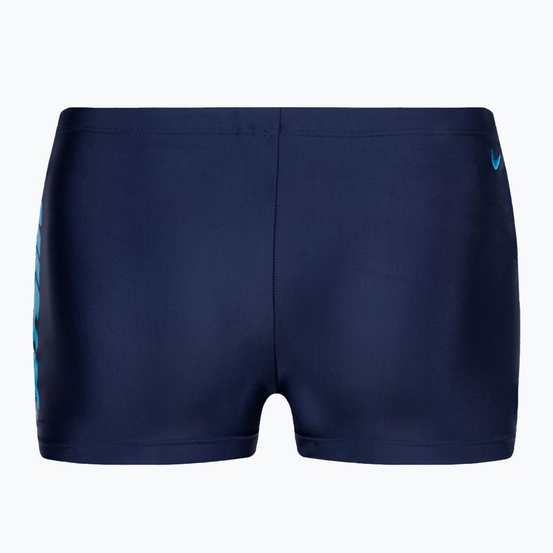 Мъжки боксерки за плуване Nike Shift Square Leg тъмно синьо NESSD638-440 2