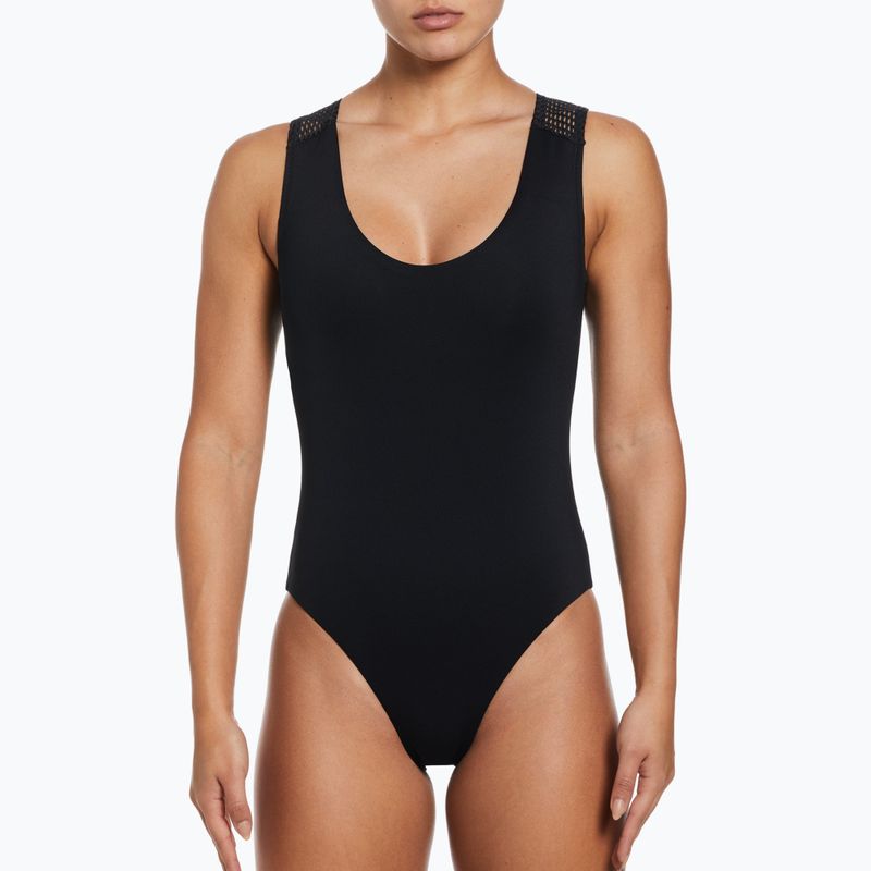 Дамски бански от една част Nike Wild черен NESSD250-001 5