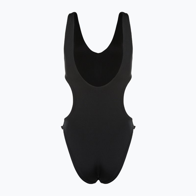 Дамски бански костюм от една част Nike Wild в черно и бяло NESSD255-001 2