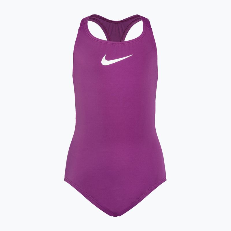 Детски бански от една част Nike Essential Racerback bold berry