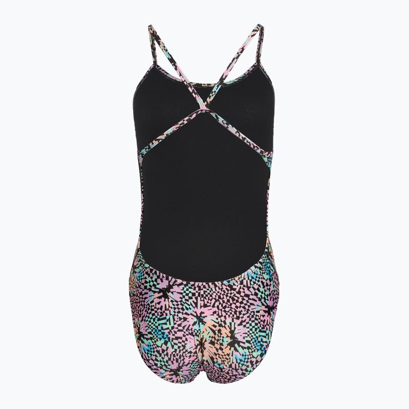 Дамски бански костюм от една част Nike Hydrastrong Multi Print pink bloom 2