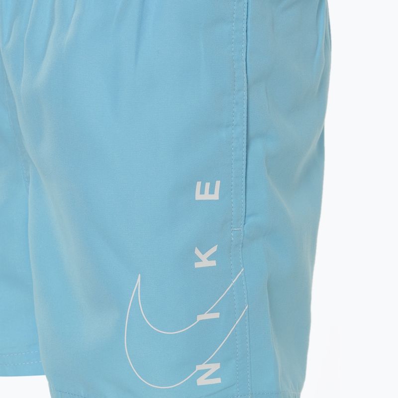 Детски бански шорти Nike Split Logo 4“ Volley aquarius blue 3