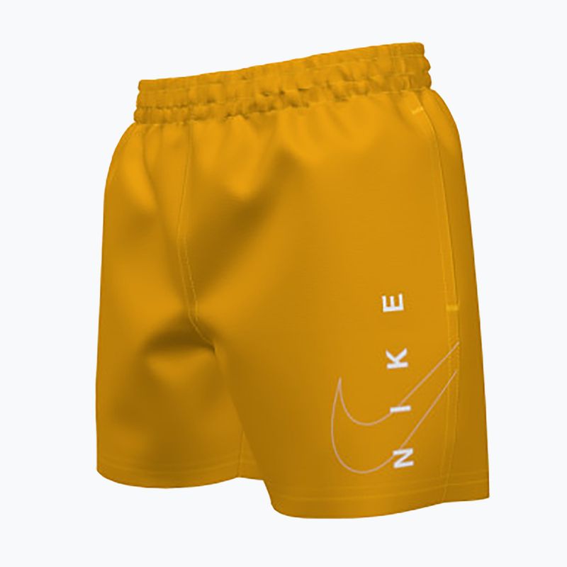 Детски къси панталони за плуване Nike Split Logo 4" Volley laser orange 5