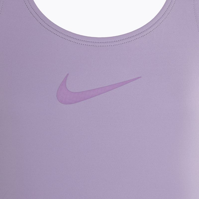 Детски бански от една част Nike Essential Racerback lilac bloom 3