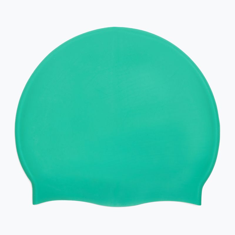 Детска шапка за плуване Nike Solid Silicone green shock 2