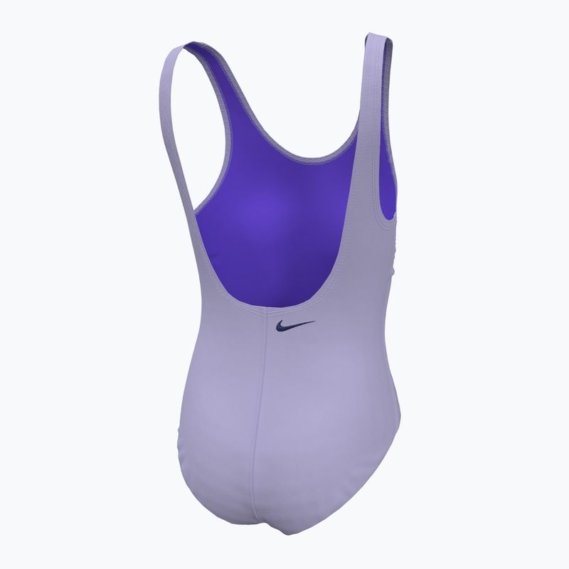 Детски бански от една част Nike Multi Logo U-Back lilac bloom 6