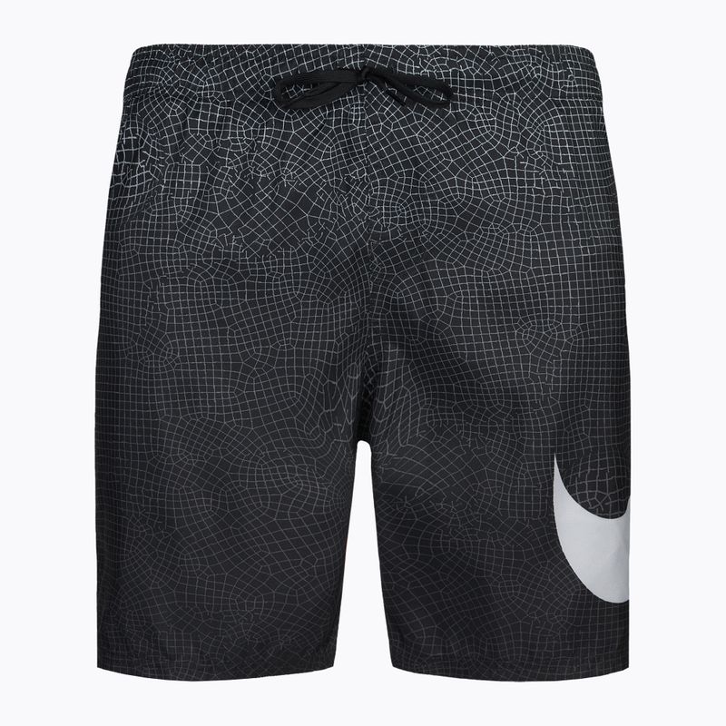 Мъжки къси панталони за плуване Nike Grid Swoosh Breaker 9" Volley black