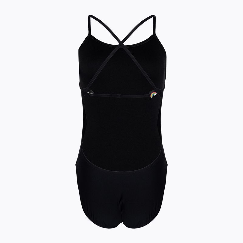 Дамски бански костюм от една част Nike Hydrastrong Adjustable Crossback black 2