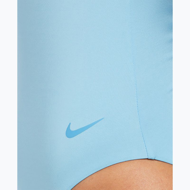 Дамски бански костюм от една част Nike Sneakerkini 2.0 Croccback Aquarius blue/scuba blue 5