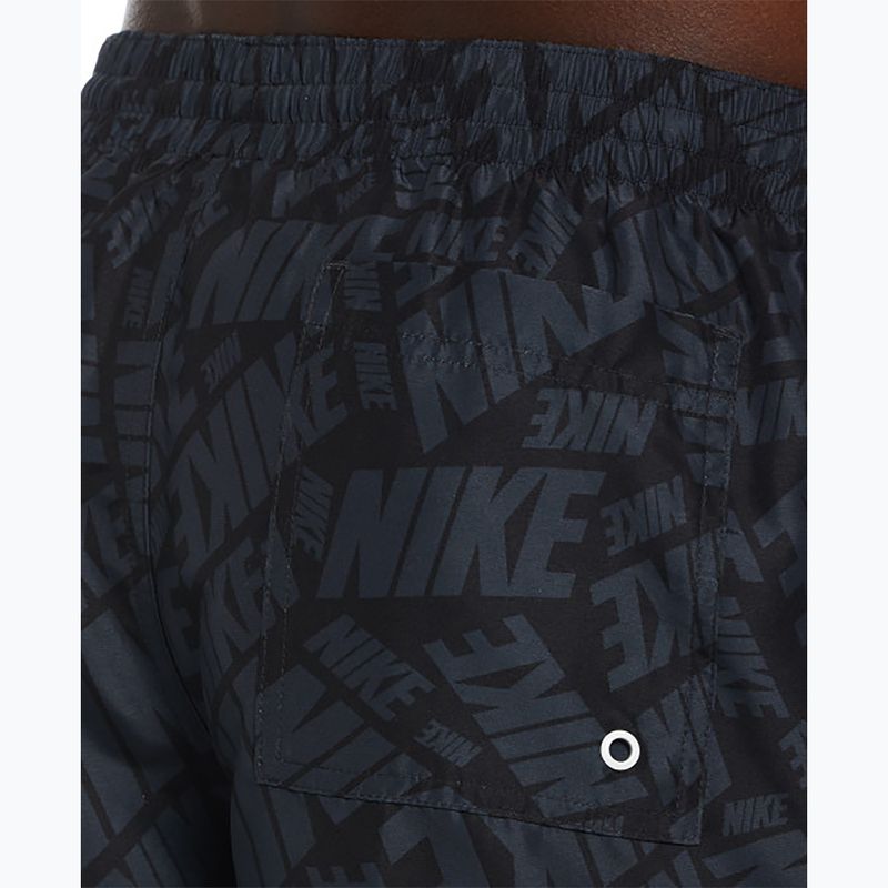 Мъжки шорти за плуване Nike Tossed Link 5" Volley black 7