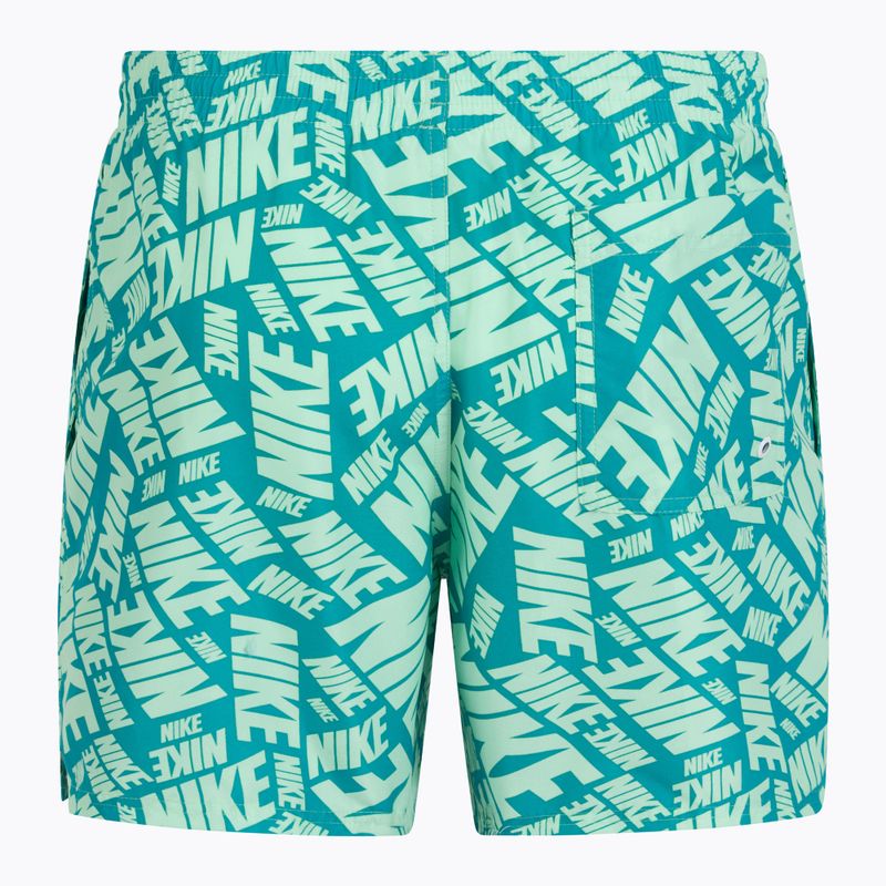 Мъжки шорти за плуване Nike Tossed 5" Volley vapor green 2