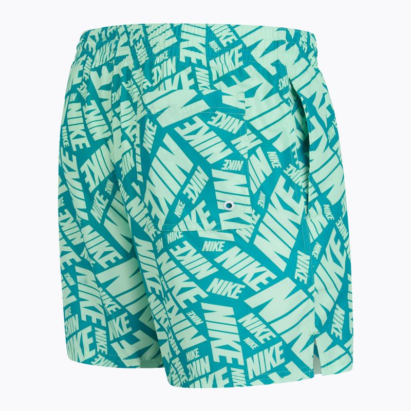 Мъжки шорти за плуване Nike Tossed 5" Volley vapor green 3