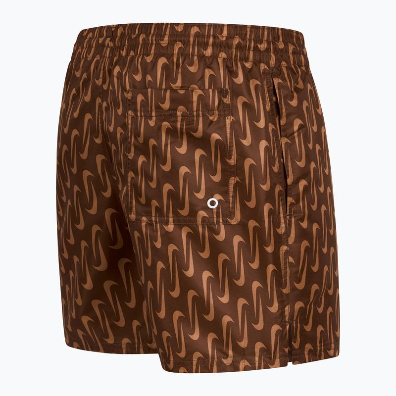 Мъжки шорти за плуване Nike Swoosh Link 5" Volley cacao wow 3