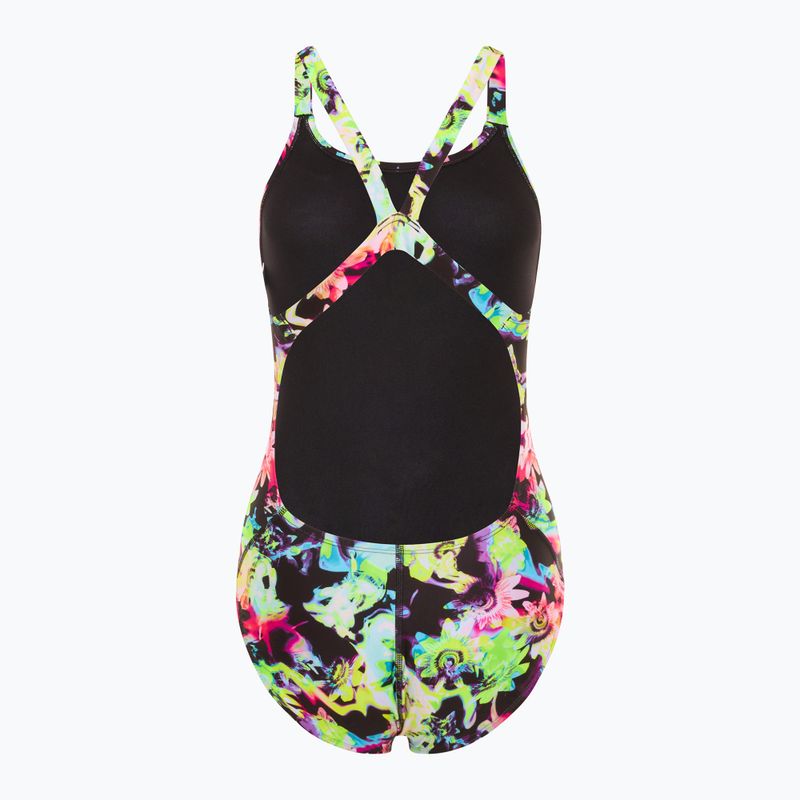 Дамски бански костюм от една част Nike Hydrastrong Multi Print Fastback Rainbow 2
